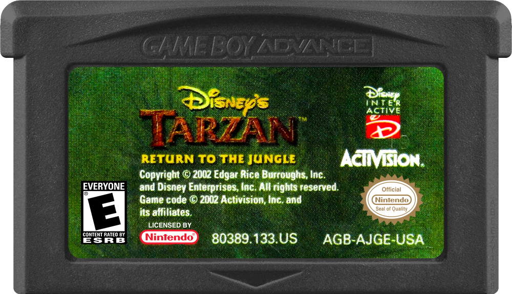 Tarzan Return to the Jungle media 7 for GameBoy Advance